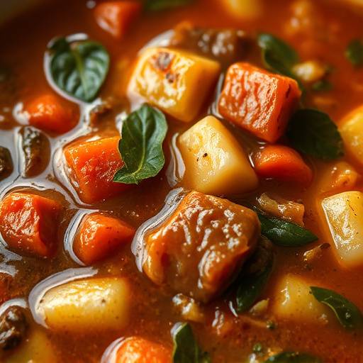 Fotografia ravvicinata di un piatto di ribollita, zuppa tradizionale toscana