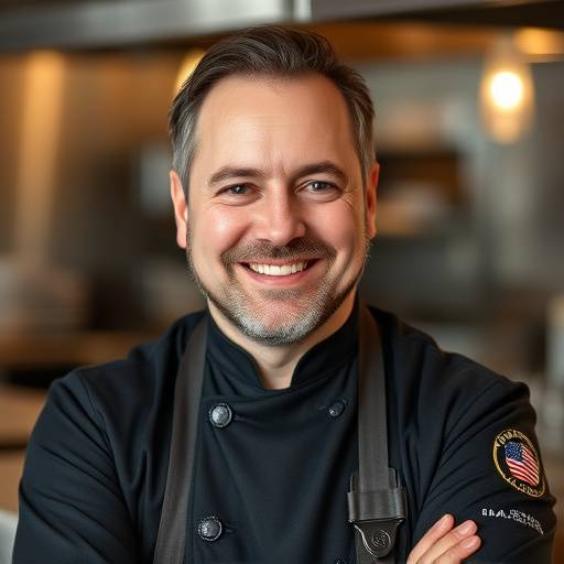 Ritratto sorridente dello Chef Marco Rossi